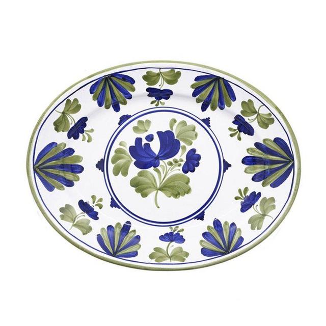 Blossom Hand-Painted Ceramic Platter
