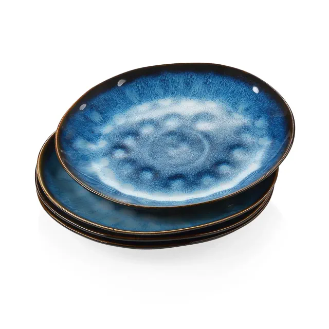 vancasso 4 Piece Porcelain Dinnerware Set, Porcelain dessert Plate
