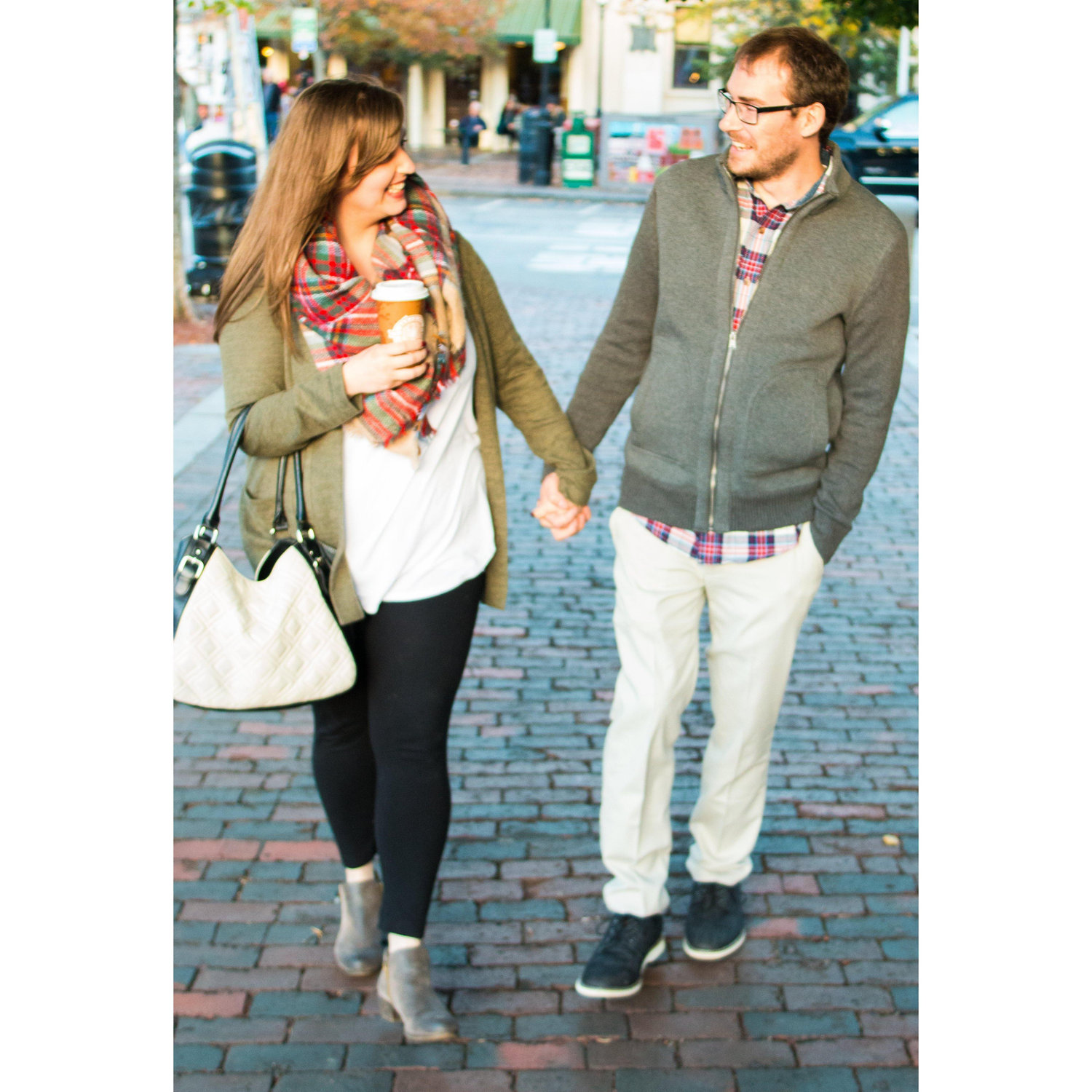 Engagement session! Strolling through Portsmouth <3