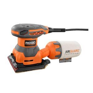 RIDGID 2.4 Amp 1/4 Sheet Sander with AIRGUARD Technology