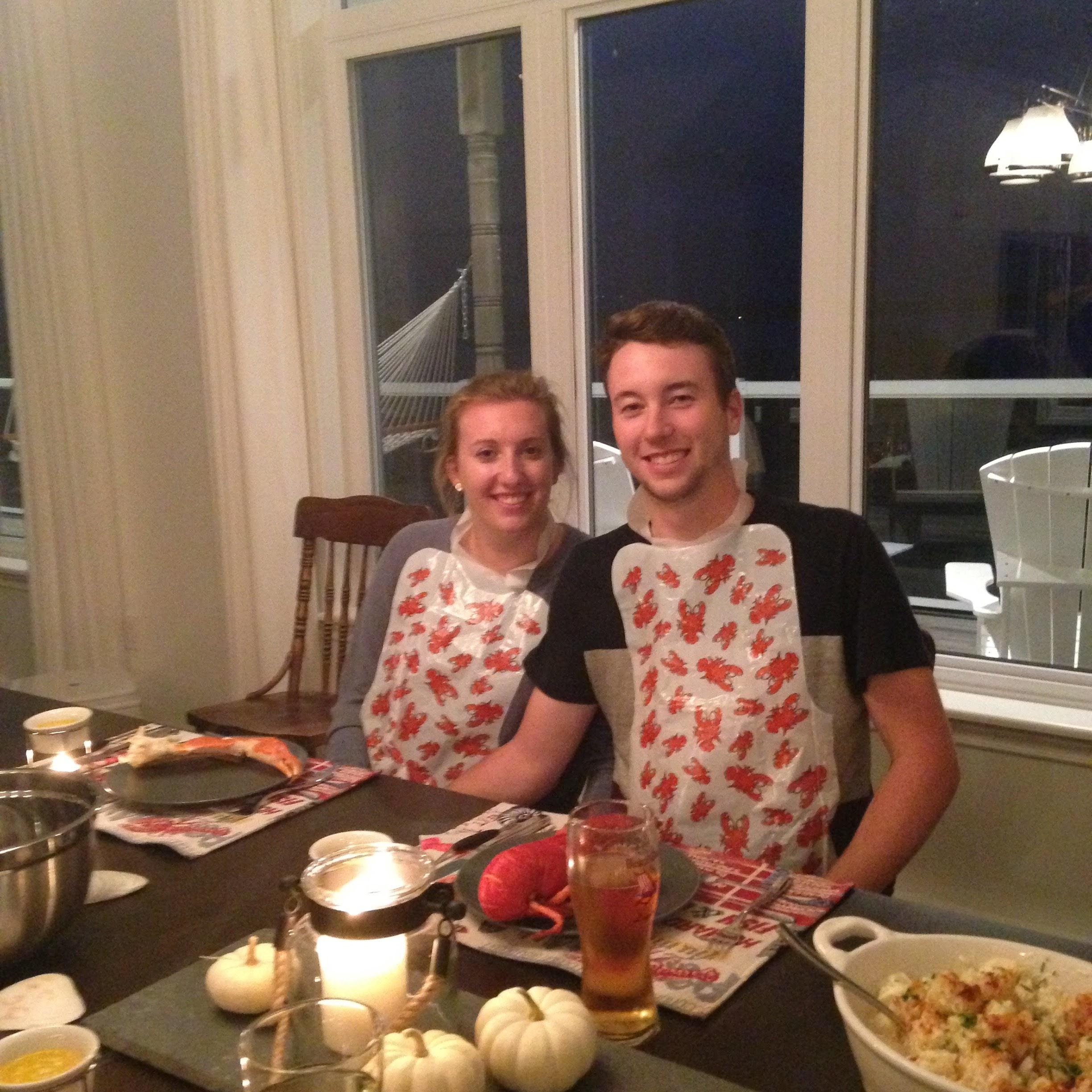 Ryan's first lobster supper and trip to PEI