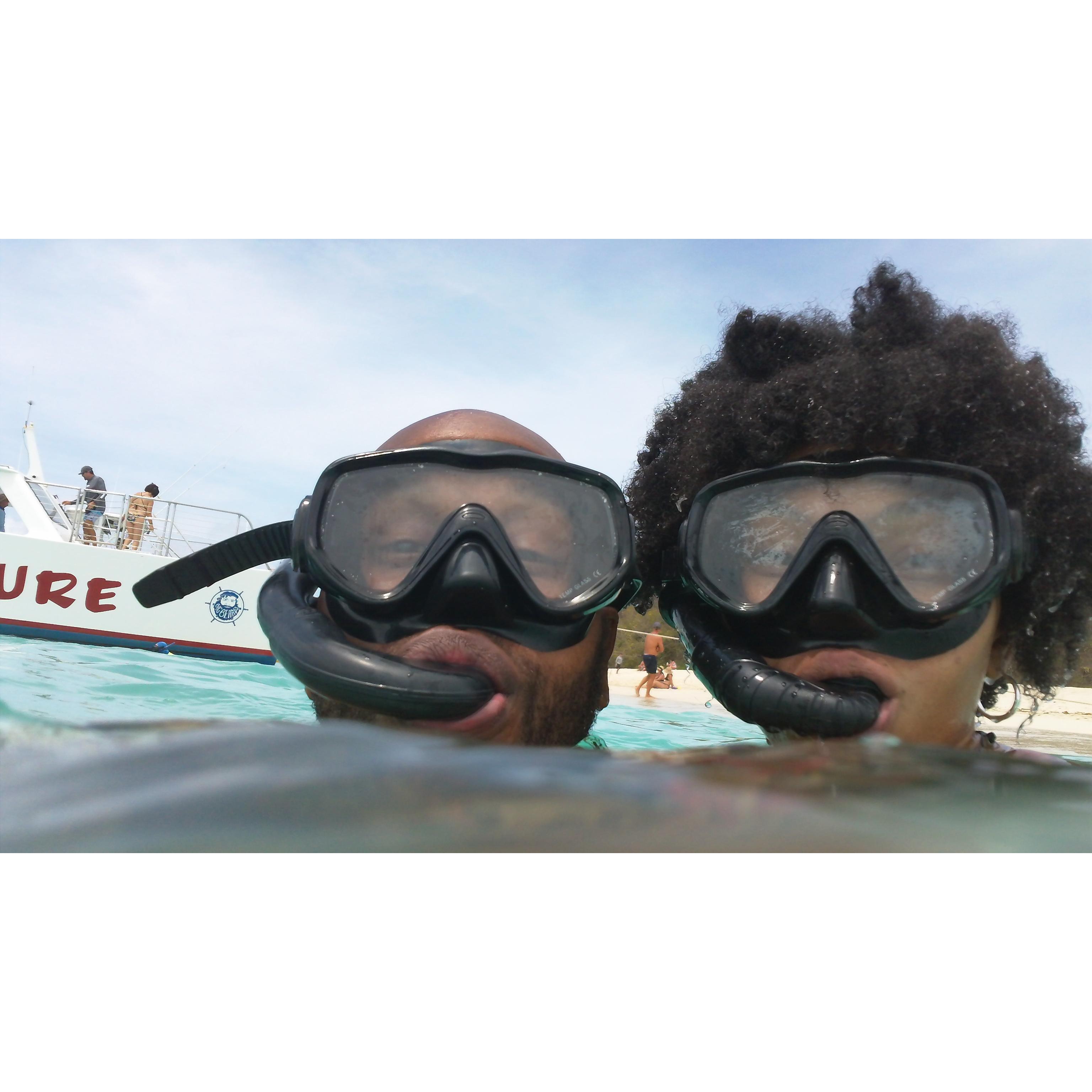 Snorkeling at Buck Island USVI