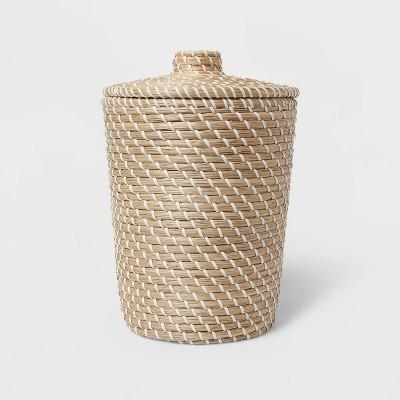 Solid Bathroom Wastebasket Tan - Opalhouse™