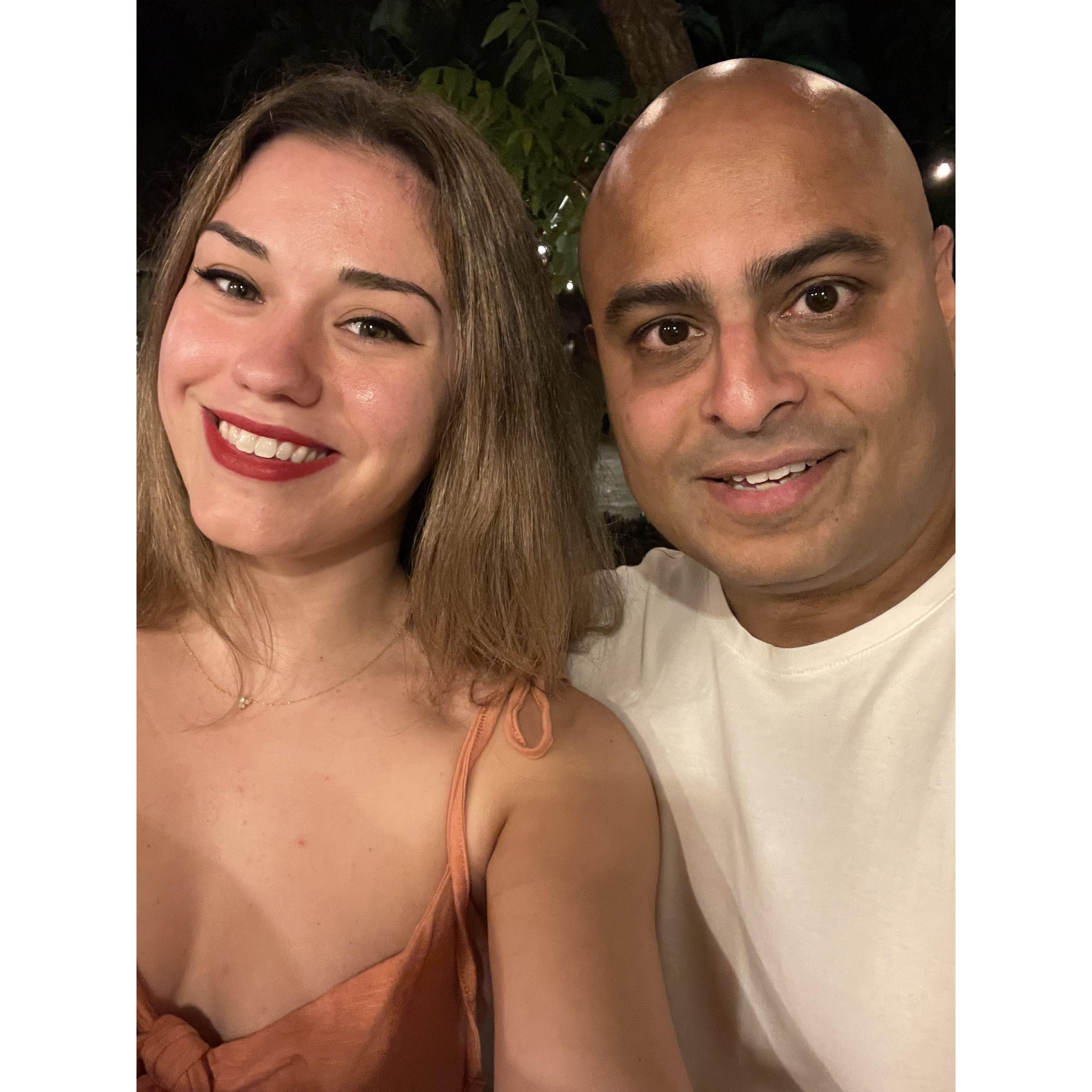 Drinks at the Norte Hotel in Nosara Costa Rica, December 2021