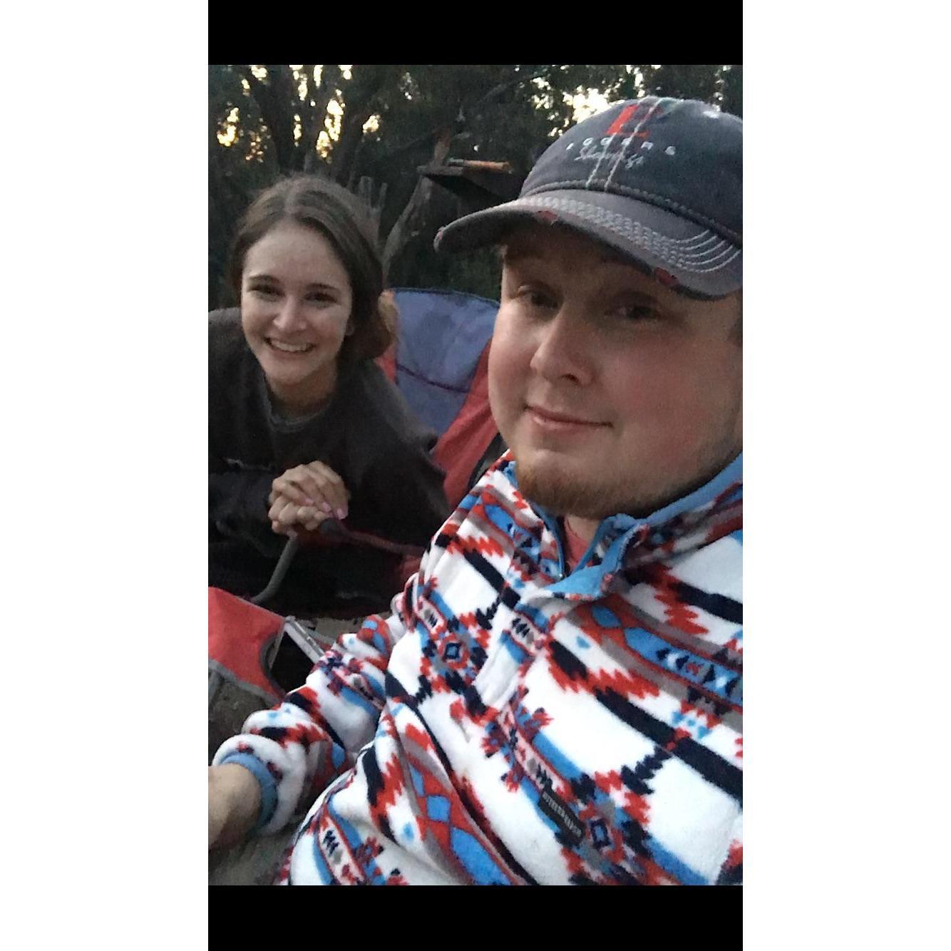 Our first ever camping trip together!