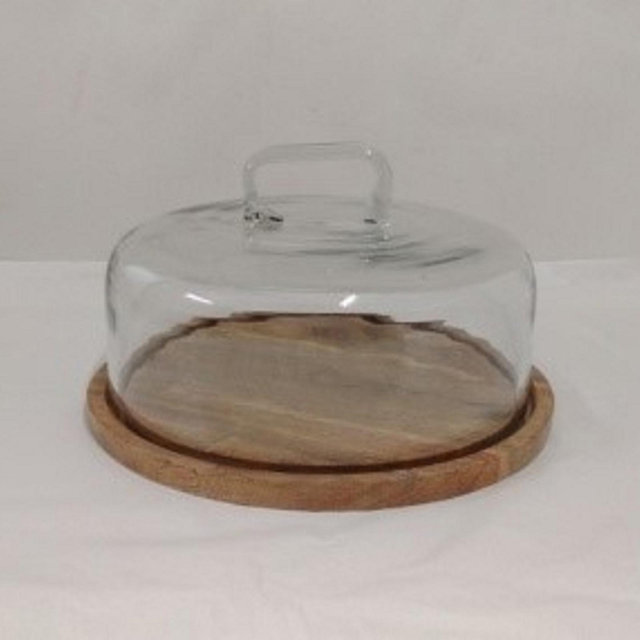 BIDKhome, Cake Stand with Dome | Zola