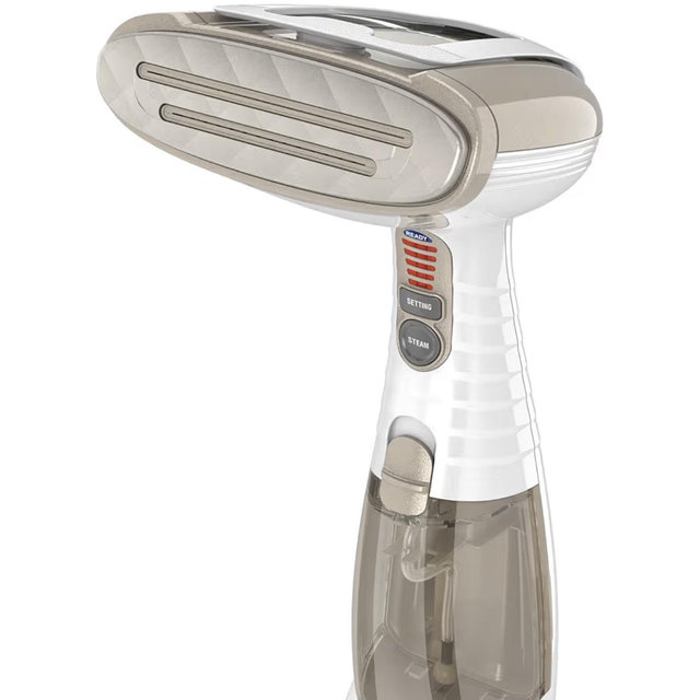 Conair Handheld Garment Steamer for Clothes, Turbo ExtremeSteam 1875W Fabric Steamer, Portable Handheld Design, Strong Penetrating Steam, White/Champagne