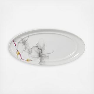 Aliza Gris Oval Platter