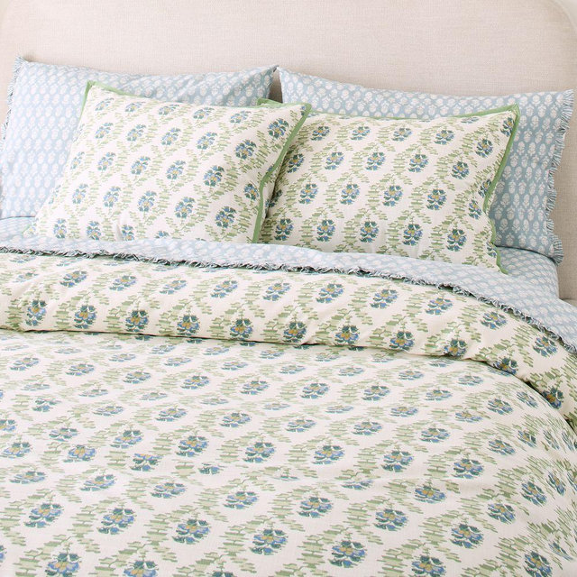 Jawahar King/Cal. King Duvet, Celadon
