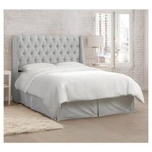 Archer Linen Tufted Wingback Headboard - Skyline Furniture®