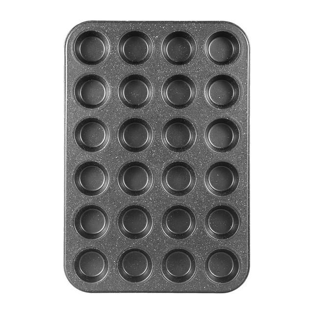 Walooza Muffin Cupcake Pan, Mini Muffin Tins Nonstick 24, Muffin Top Pan and Mini Cheesecake pans, Toast Oven Baking Supplies Non Stick Cake Pans Muffin Tray