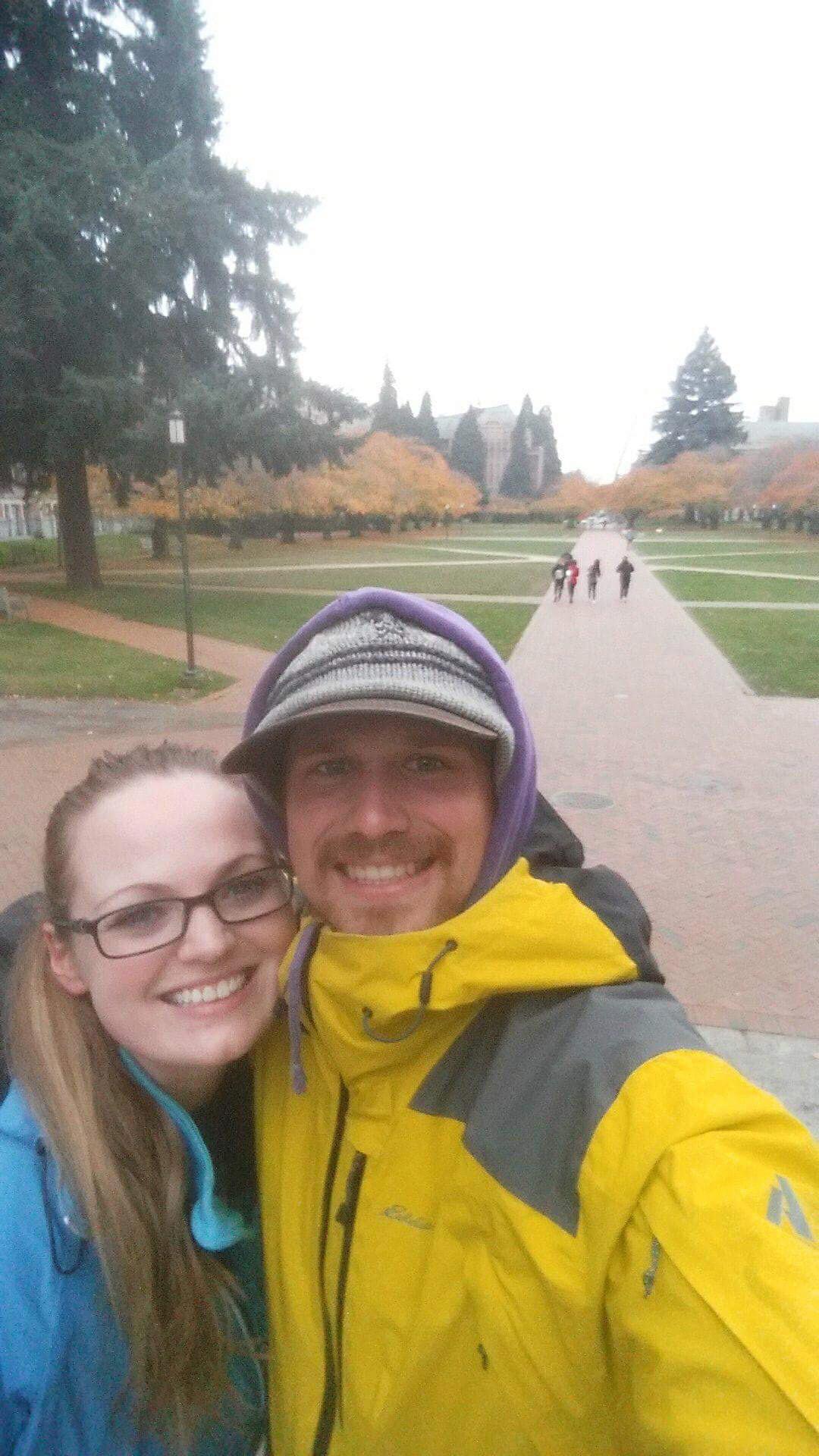 Visiting our old stomping grounds before a Husky Football game. November 2017.