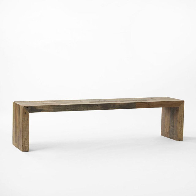 Emmerson Dining Bench, 73", Reclaimed Pine