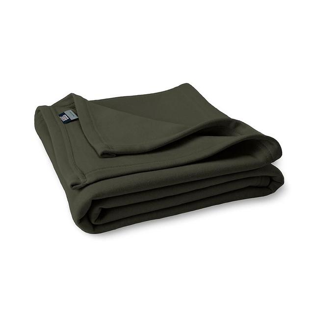 MV Sport Lightweight Sweatshirt Blanket Throw – Warm & Cozy, Breathable Oversized Fleece Knit, Couch, Bed, Travel, Cold Nights, and Outdoors – Soft Light Weight Blanket 54" x 84" Dusty Olive