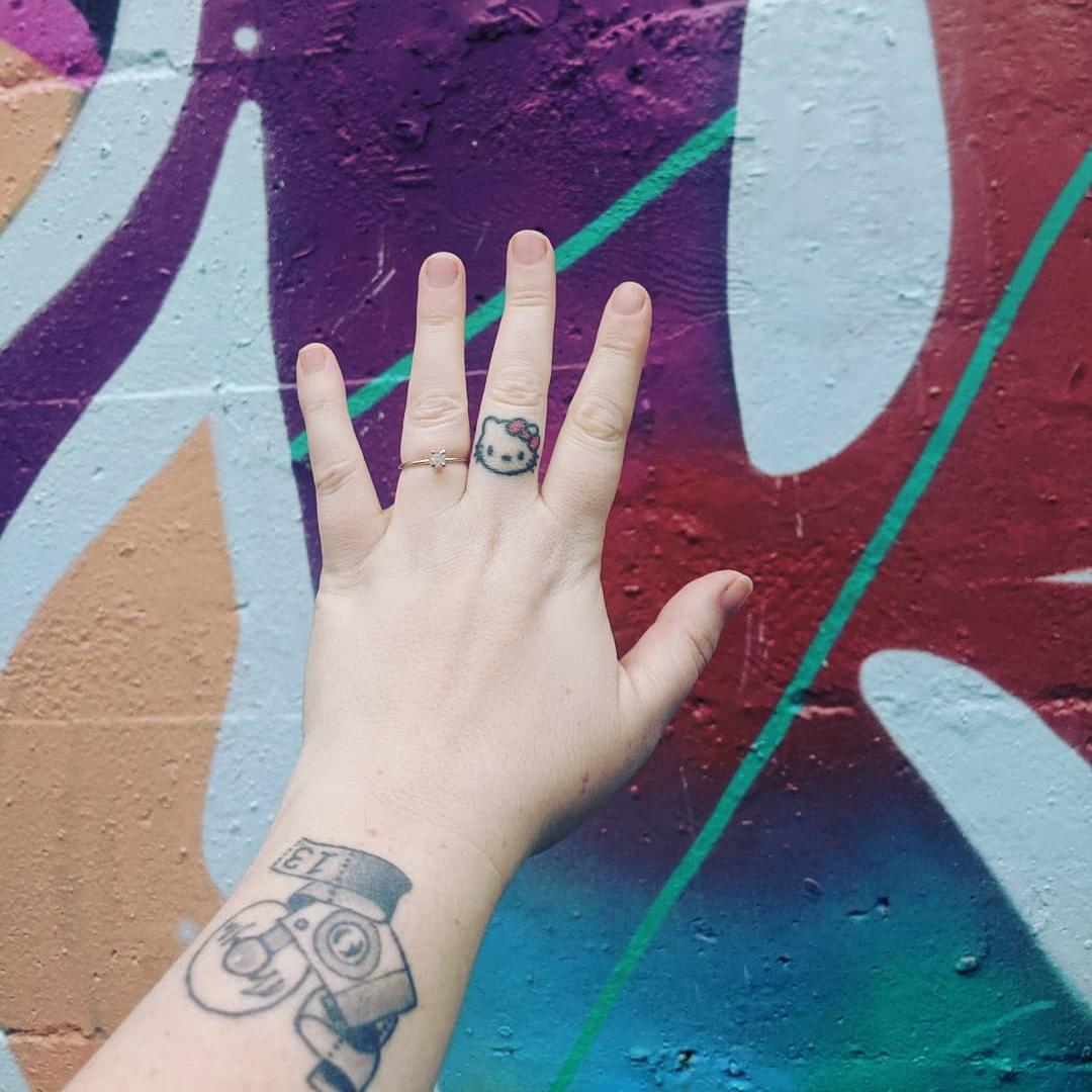 My beautiful engagement ring! He recreated our first date and proposed to me at what once was the Taylor Electric building. So romantic!(6.23.19)