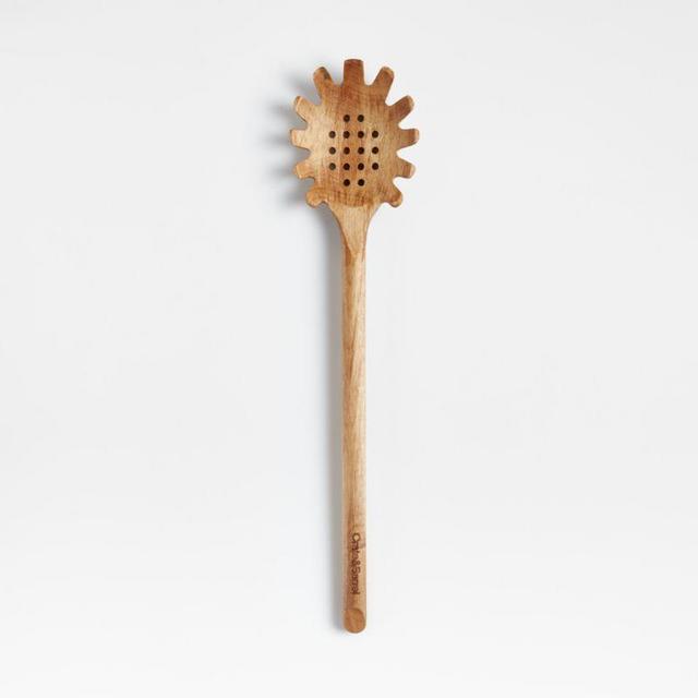 Crate & Barrel Acacia Pasta Spoon