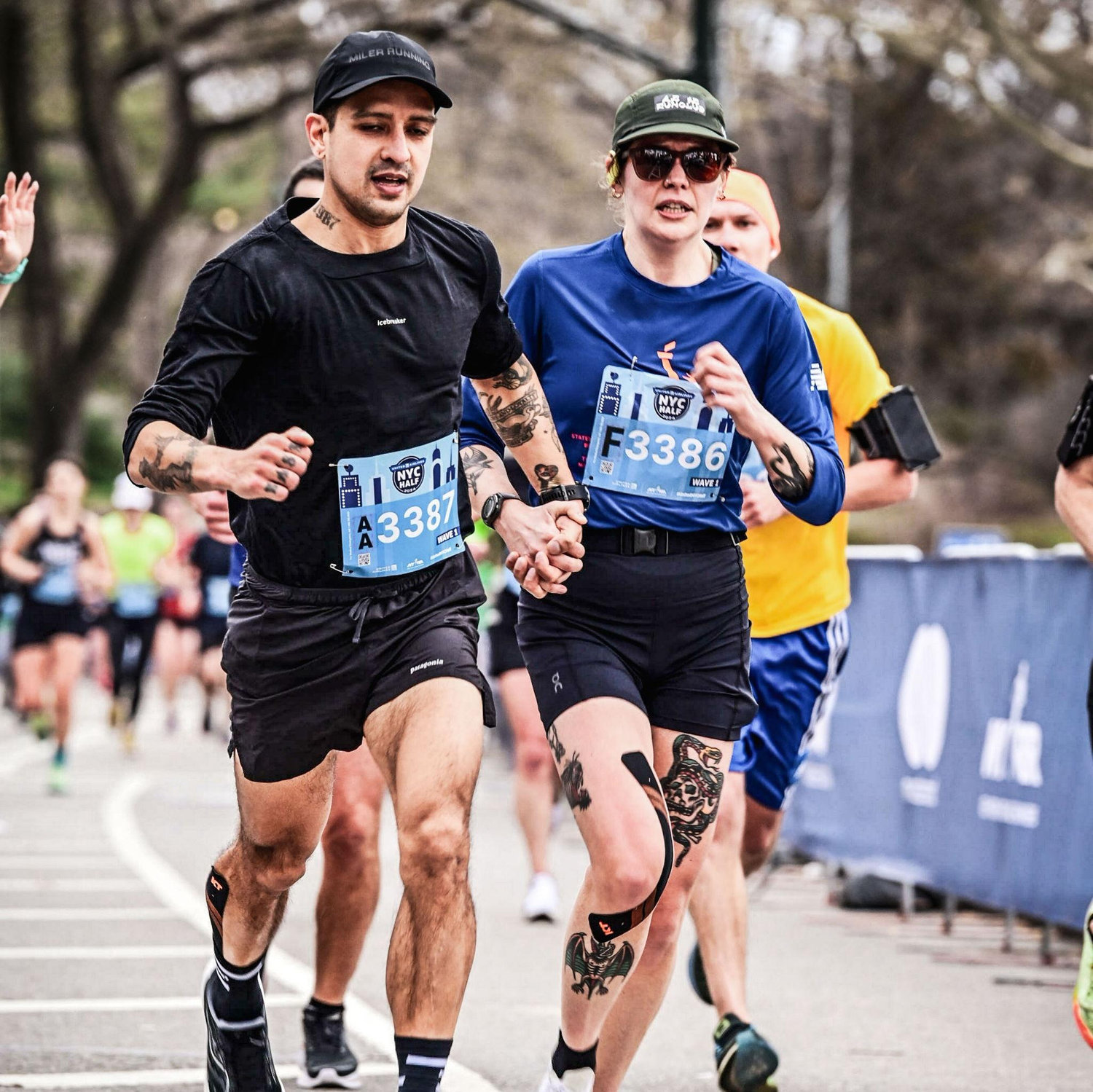 our first half marathon together