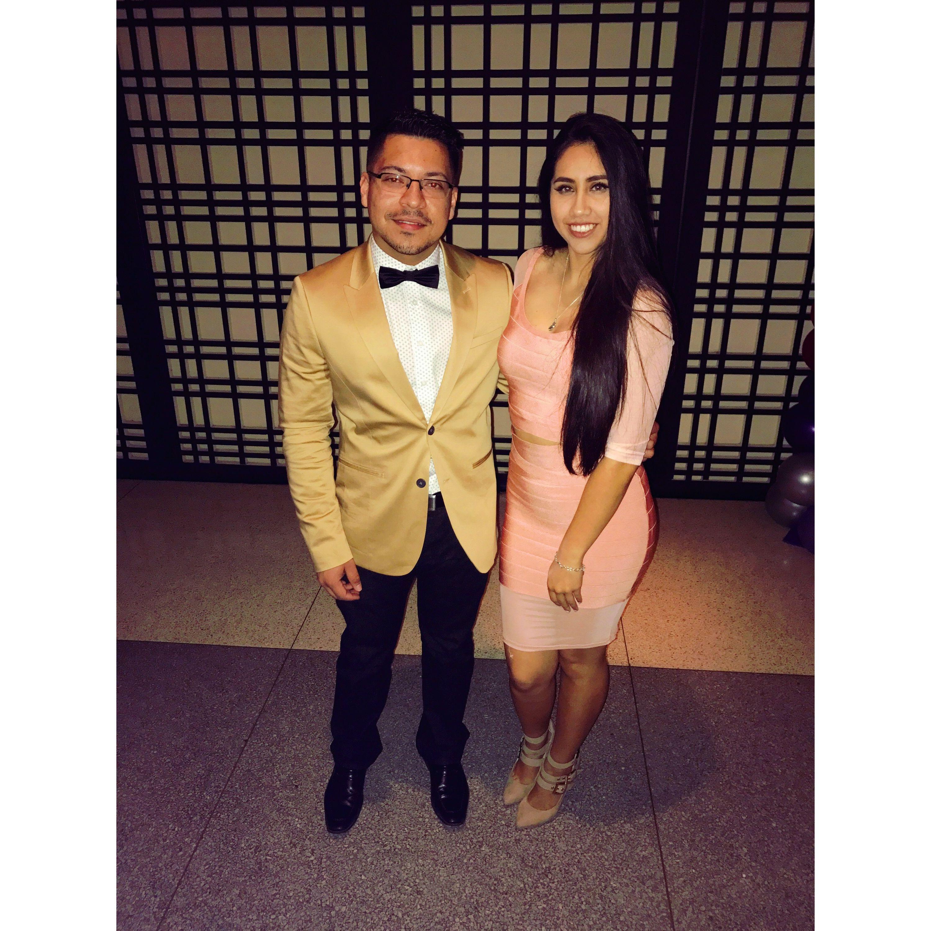 April 2017 - Our 2nd public outing as a "thing." -- Nuestra segunda salida pública.