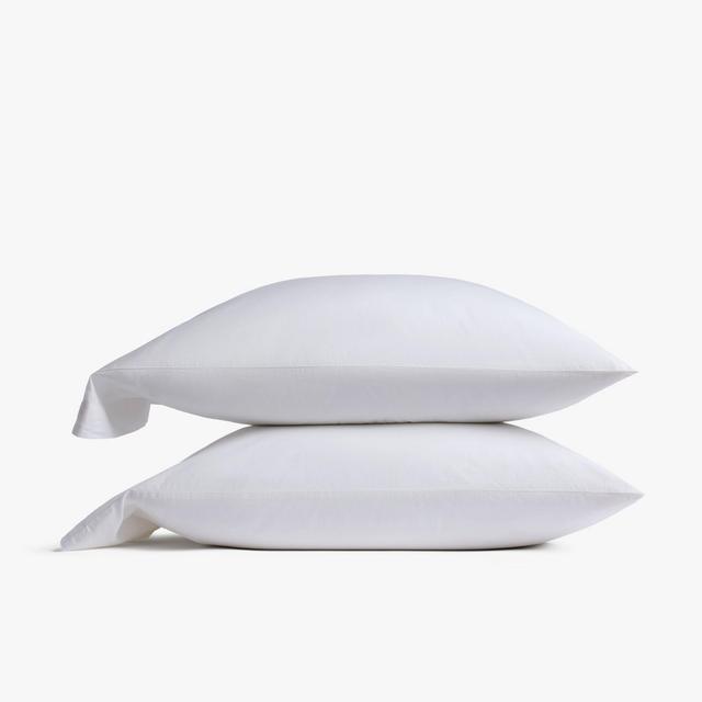 Standard Casual Organic Cotton Pillowcase Set White - Parachute for Target