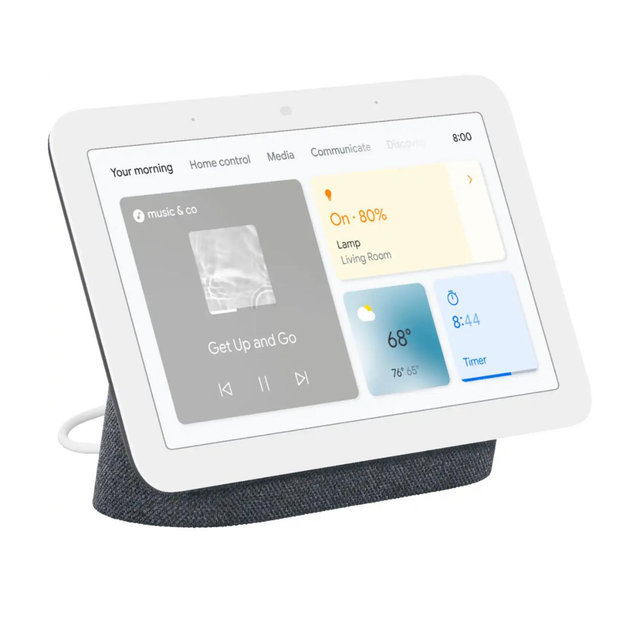 Smart Displays - Package Google Nest Hub 7” Smart Touchscreen Display with Google Assistant (2nd Gen) Charcoal (2 pack) - Best Buy
