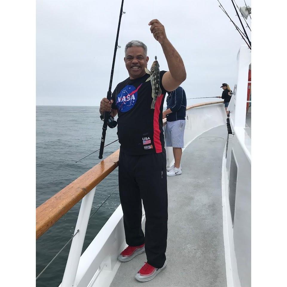 Deep sea fishing in the Pacific ocean.