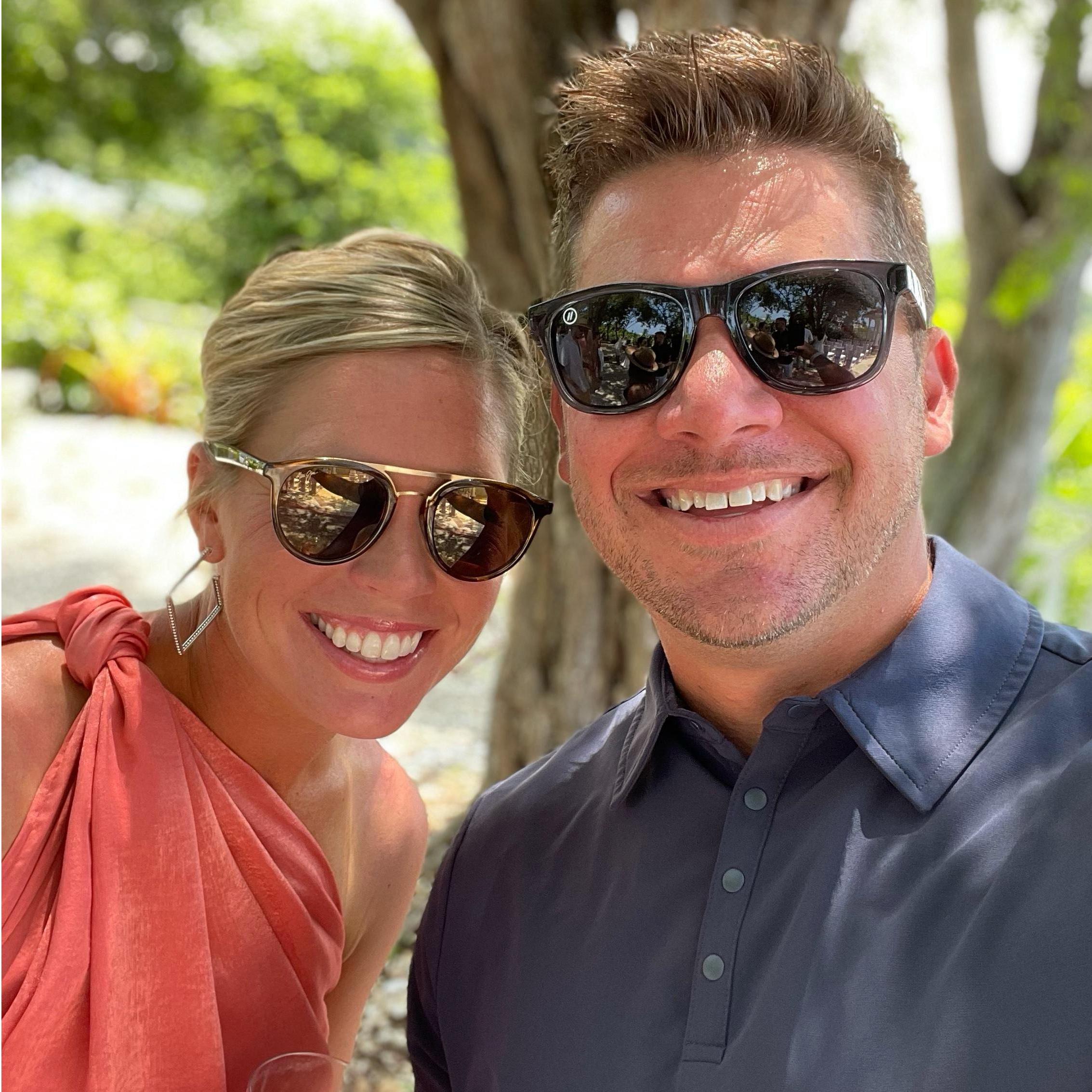 Indy & Trent in Jamaica at friends wedding