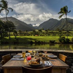 Honeymoon Dinner in Maui