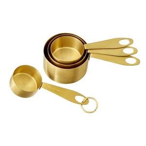 Stainless Steel Measuring Cups Set of 4, Gold
