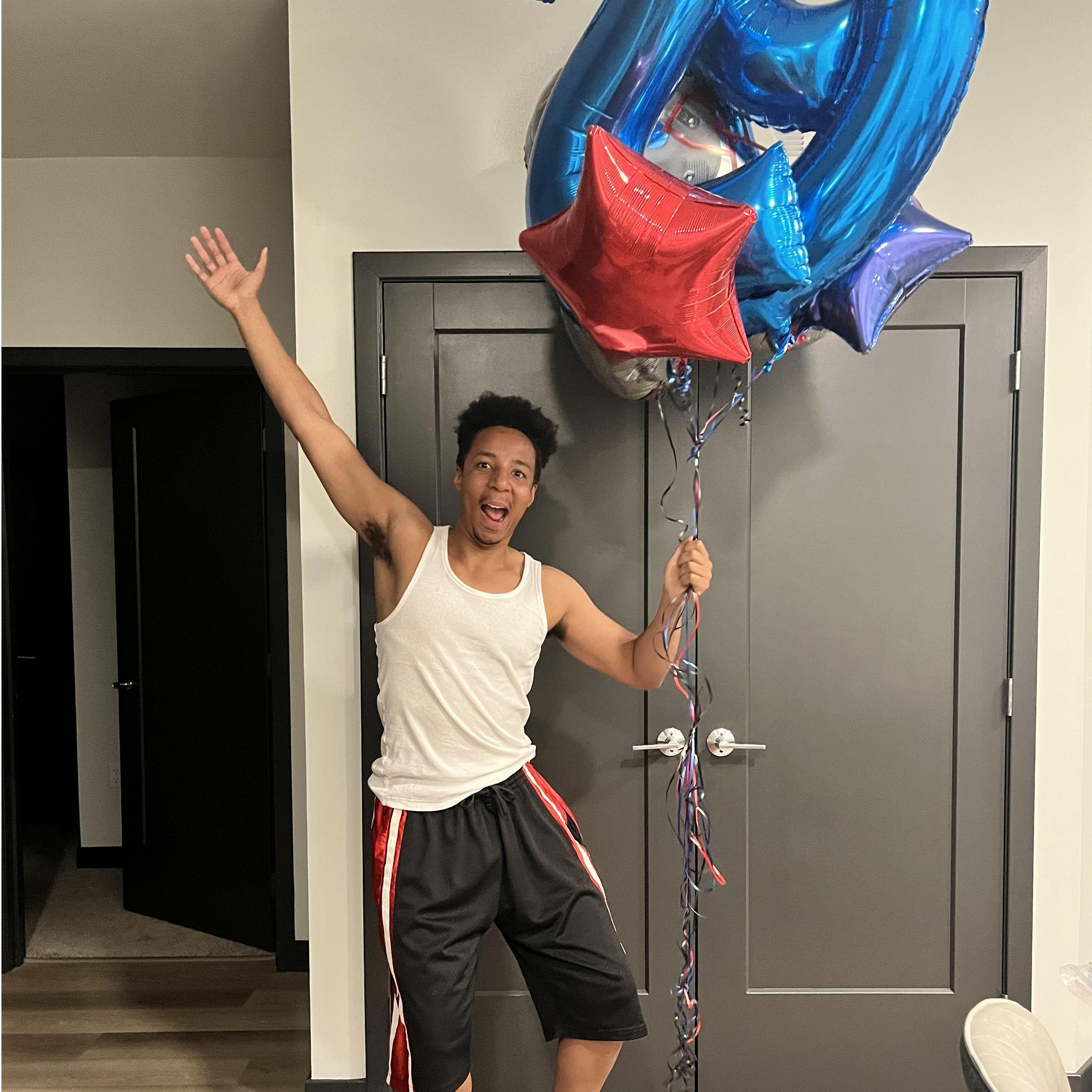 Our first apartment together, cam's 29th!