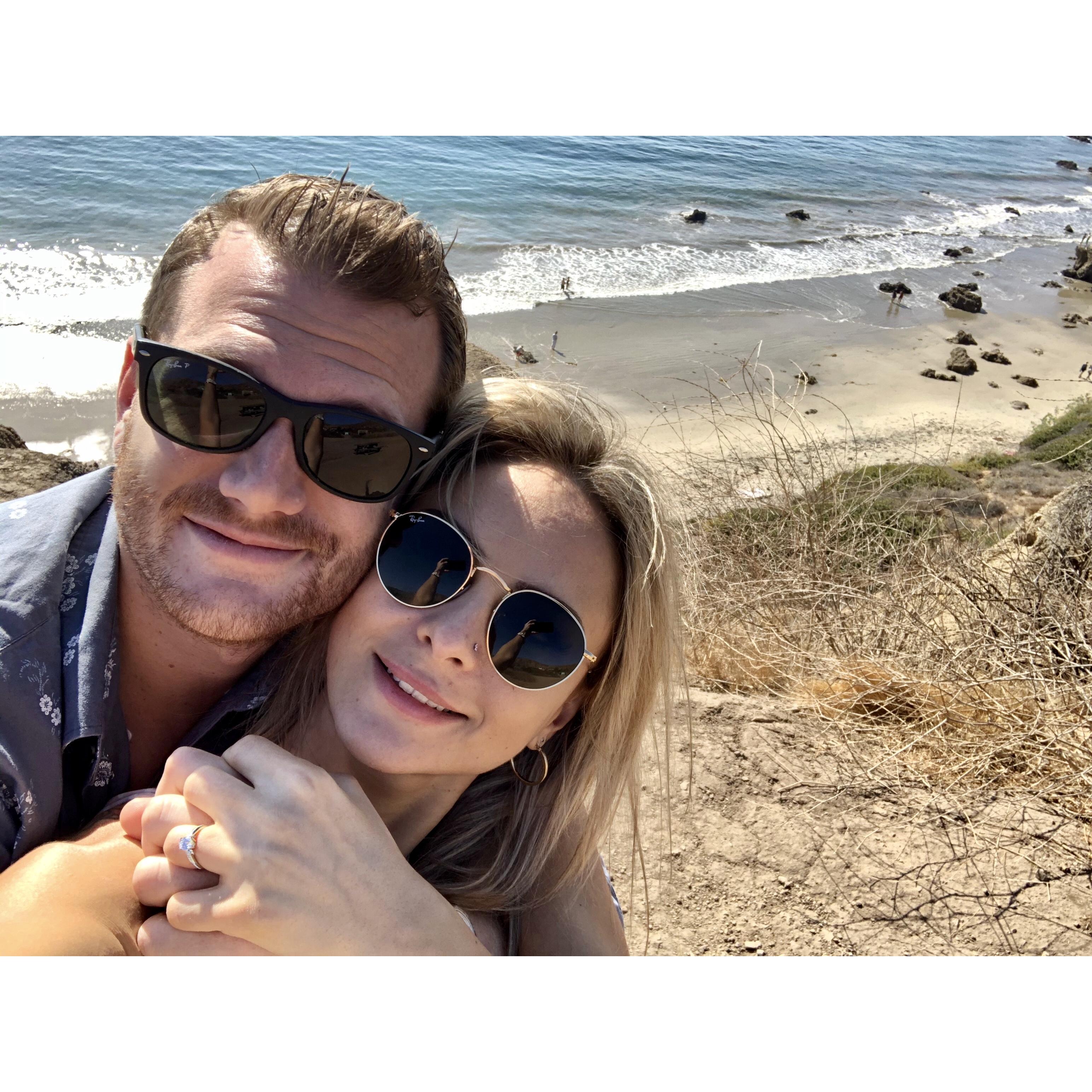 He proposed... She said YES!