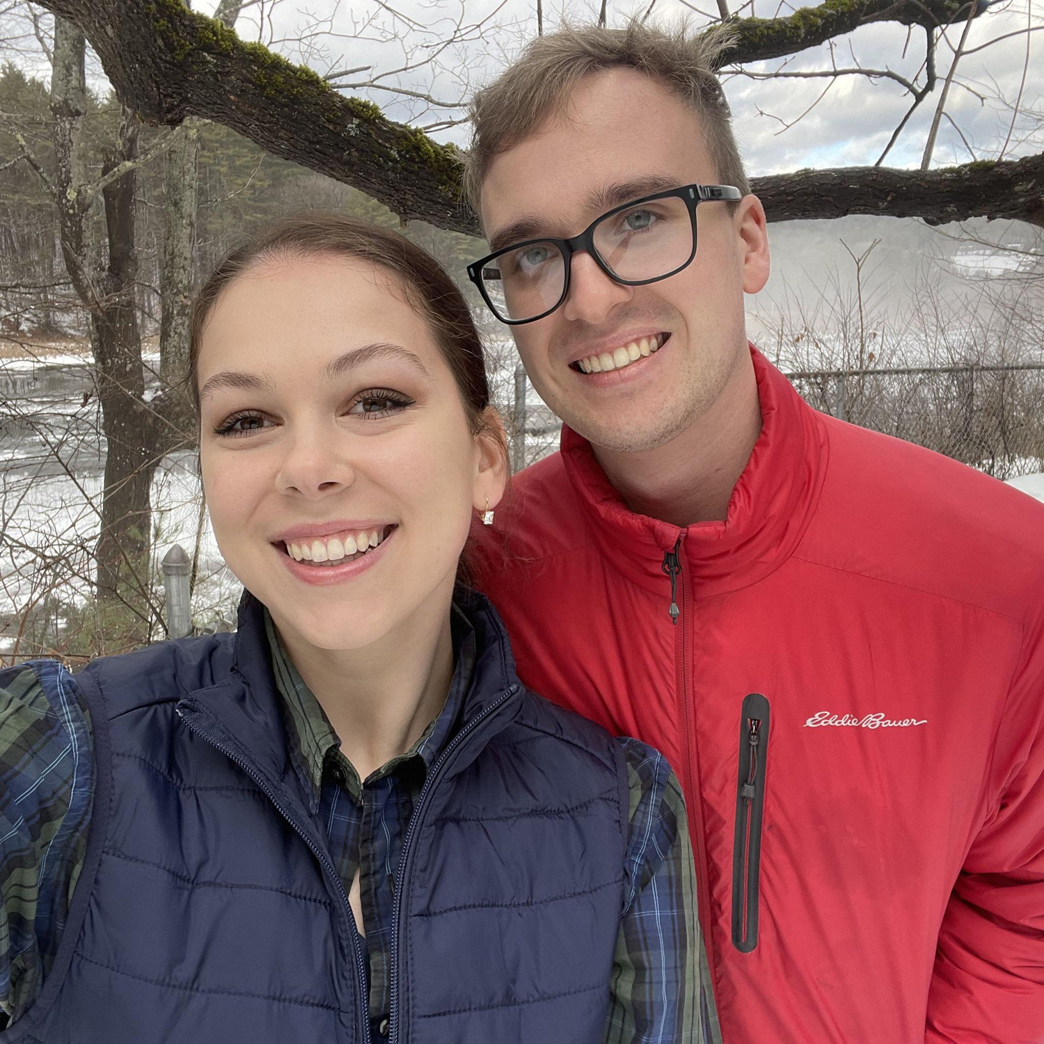 Walk in Ascutney, VT, before the proposal, 2024
