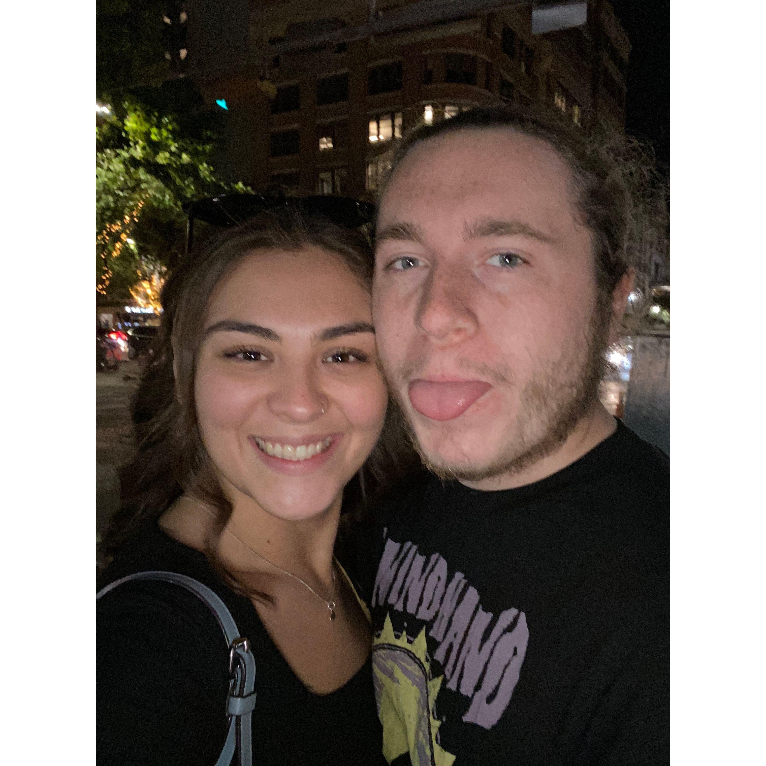 Our first time in Austin together.