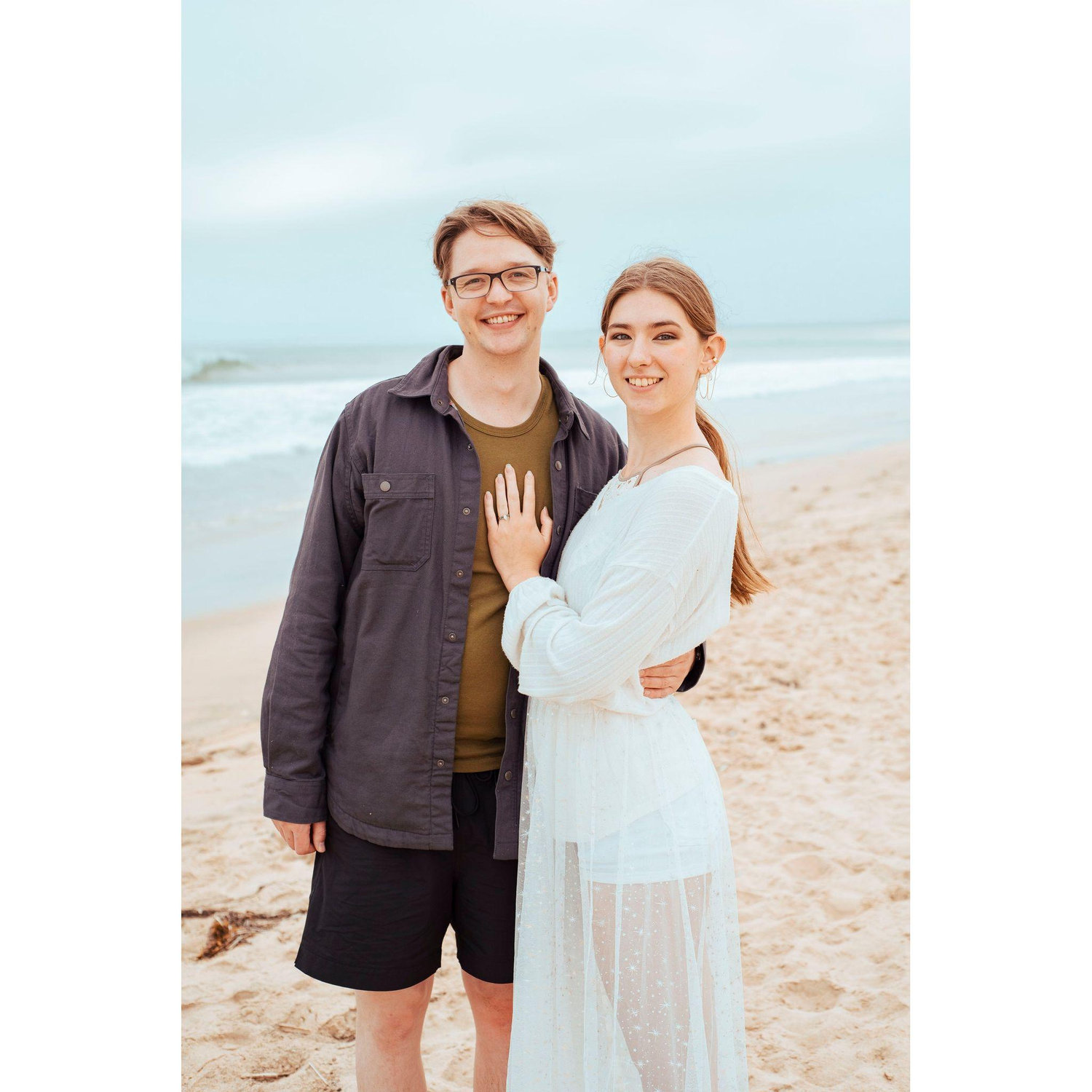 The photographer asked if we had done this before. *hair flip*