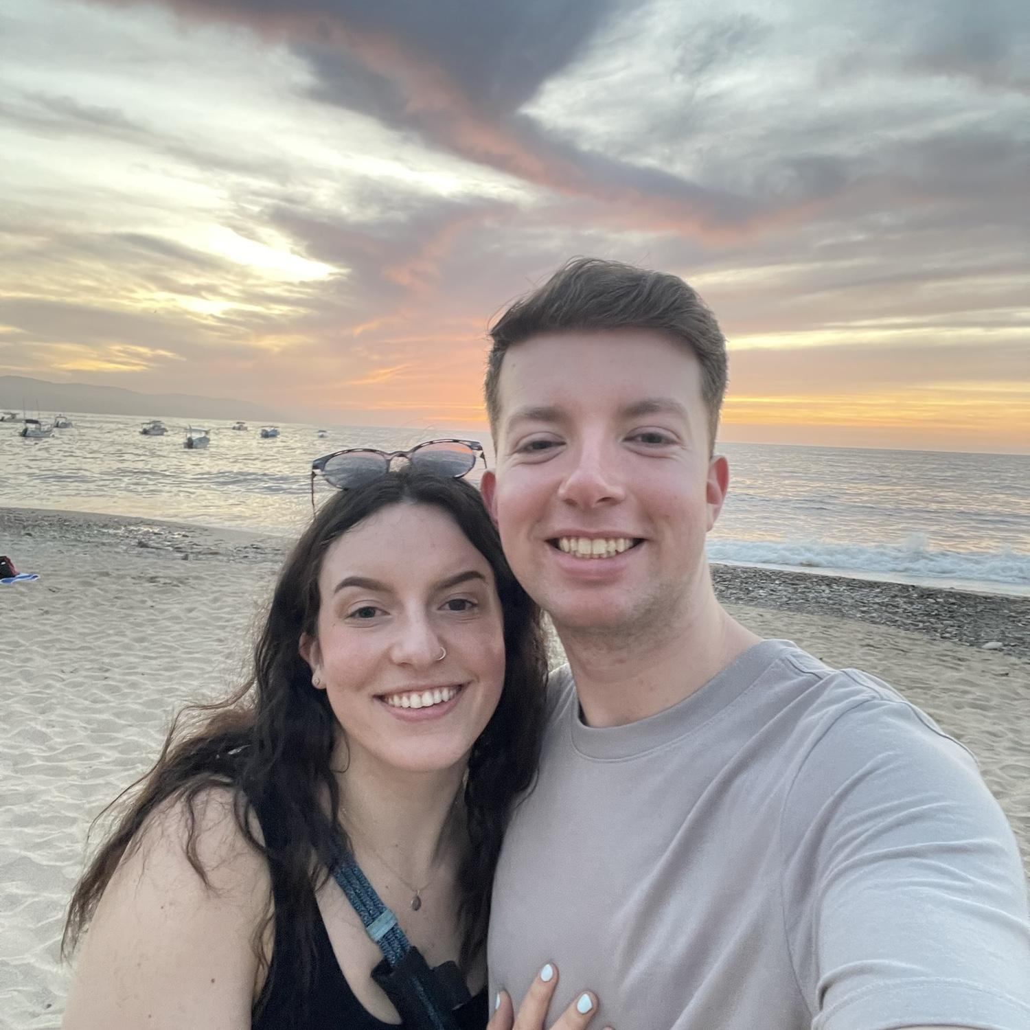 First time out of the country together!