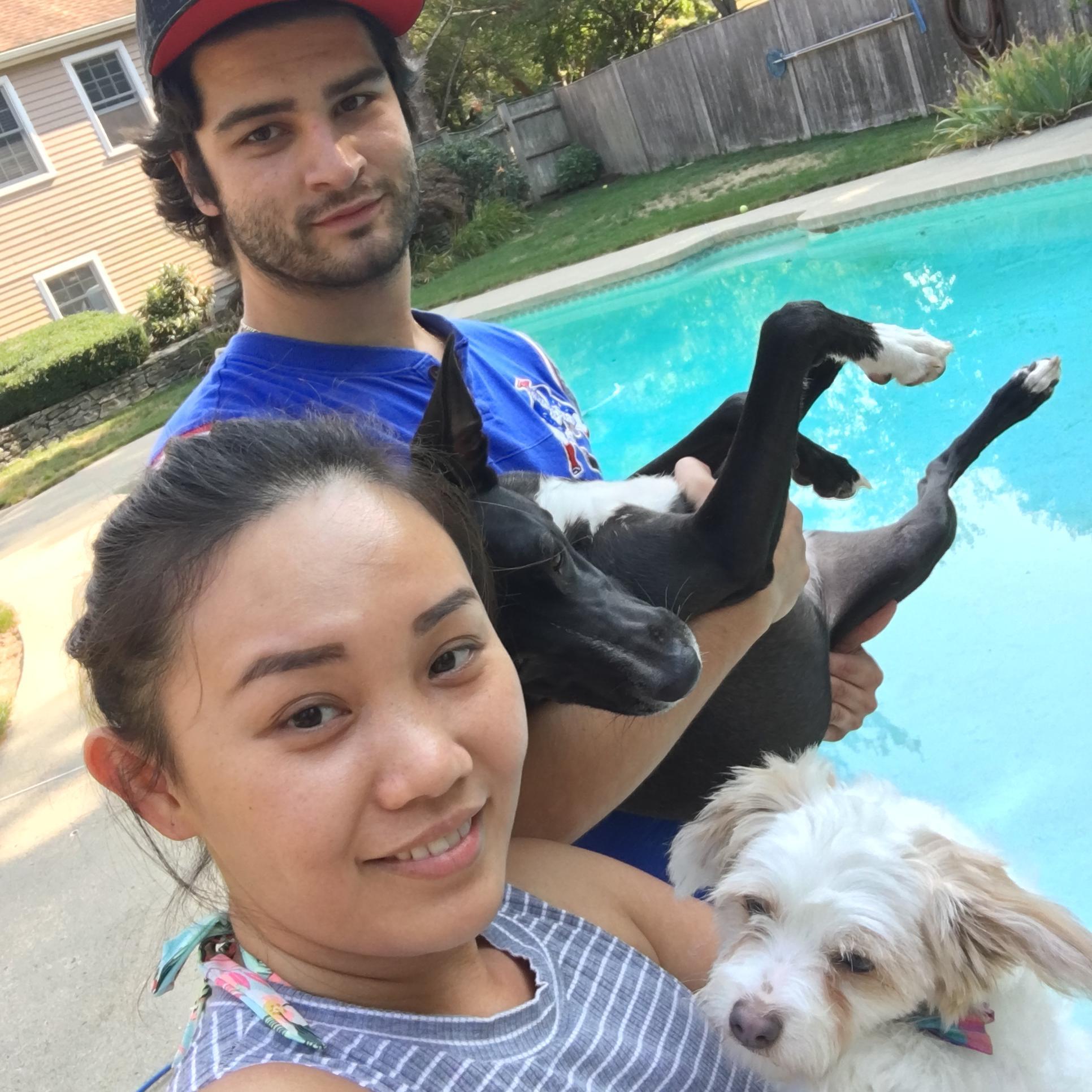 First time at the pool with Kiddos