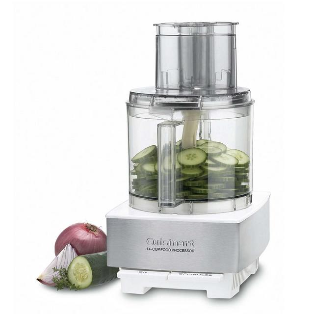 Cuisinart Custom 14-Cup Food Processor White Stainless