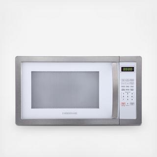Classic Metallic 1000 Watt Microwave Oven