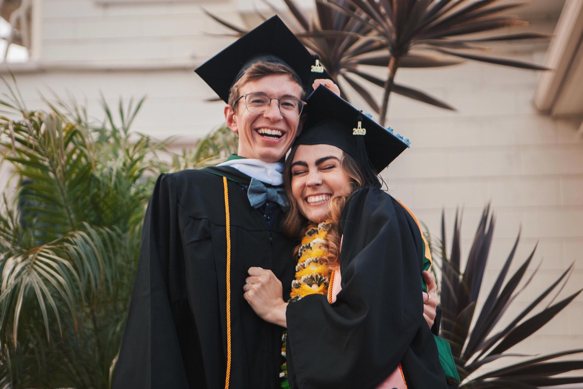 our graduation day as an engaged couple #ringbyspring