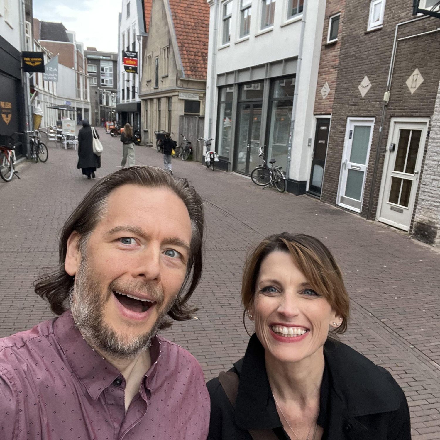 Our first day in the Netherlands! #nosleep