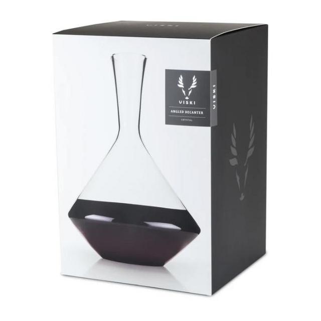 Angled Crystal Wine Decanter