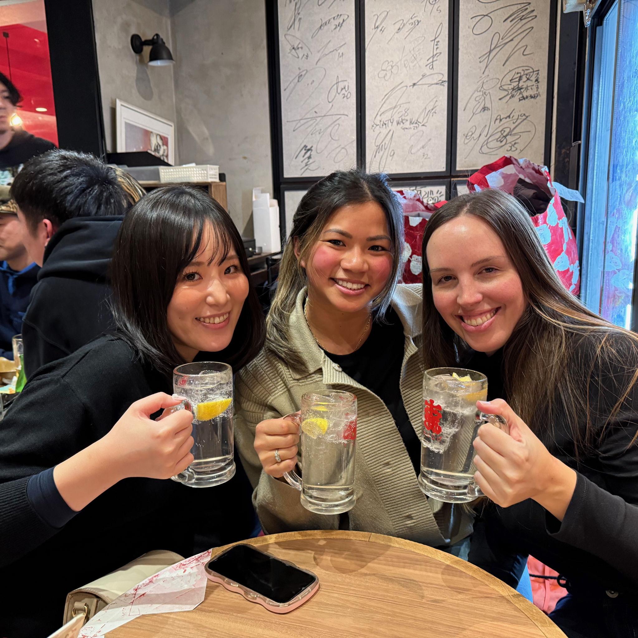 The girlies in Japan