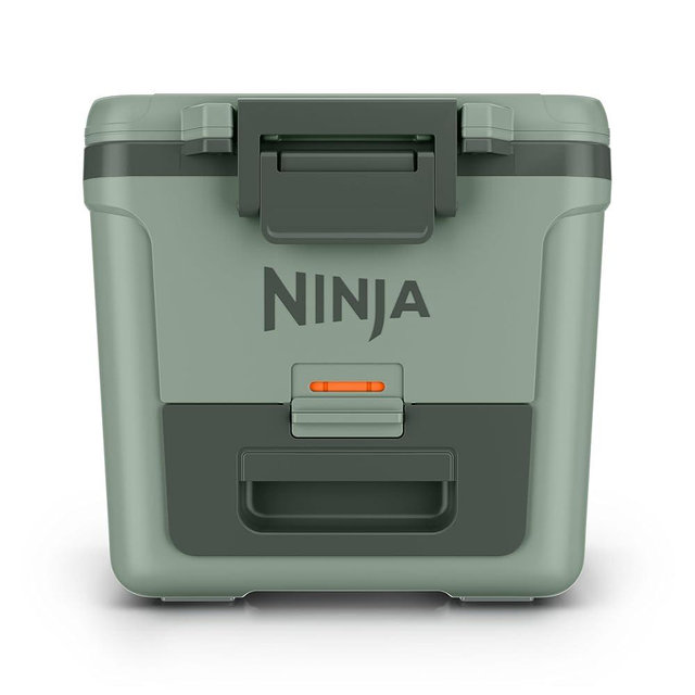 Ninja | FrostVault 30QT Cooler with Wheels | Insulated with Temp Dry Storage Drawer | Keeps Ice Cold for Days | for the Beach, Camping, Picnics & More | Spanish Moss | FB230GN1