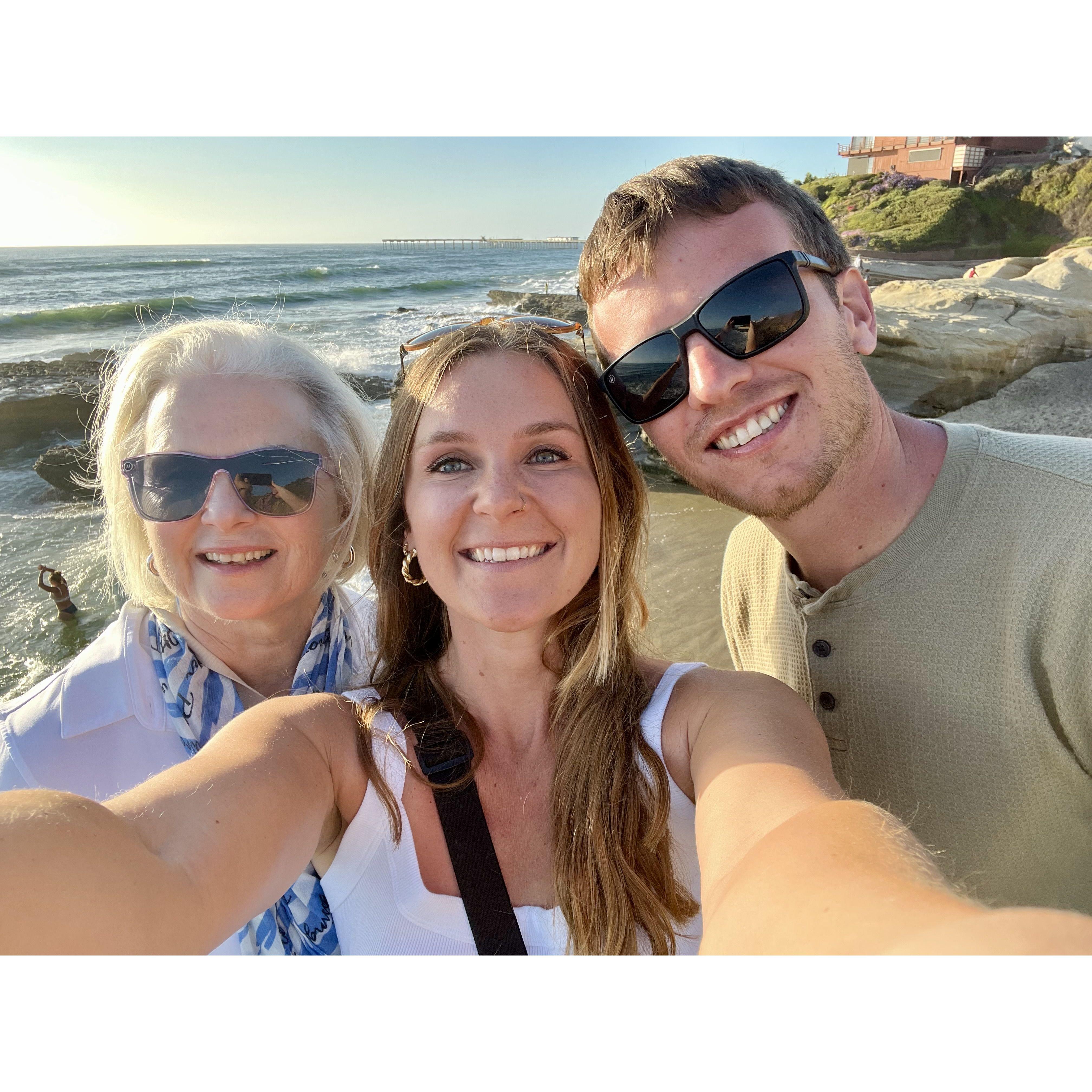Fun Fact: Kate's mom Sally has visited San Diego over 10 times! Does she really want us to move back east...?