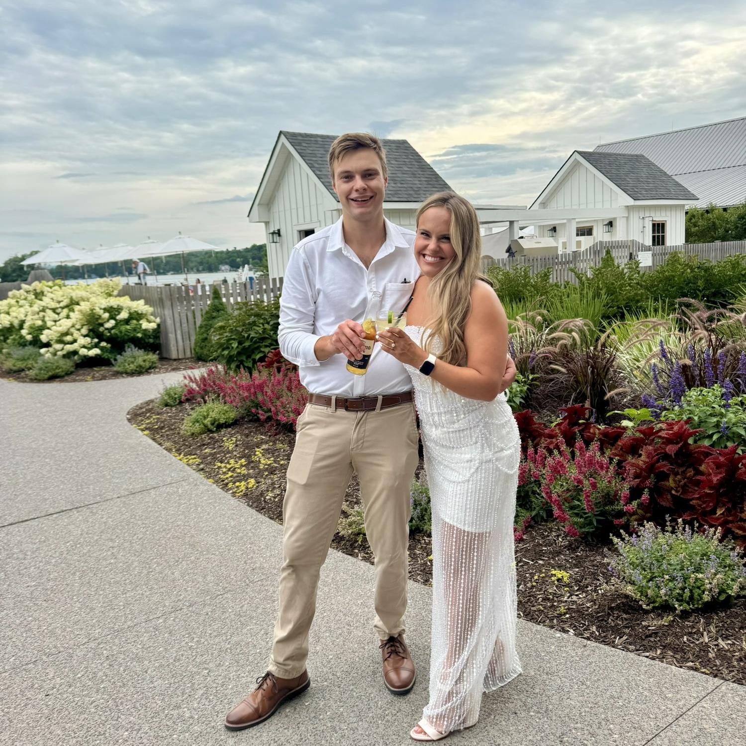 Our engagement party 🤍💍