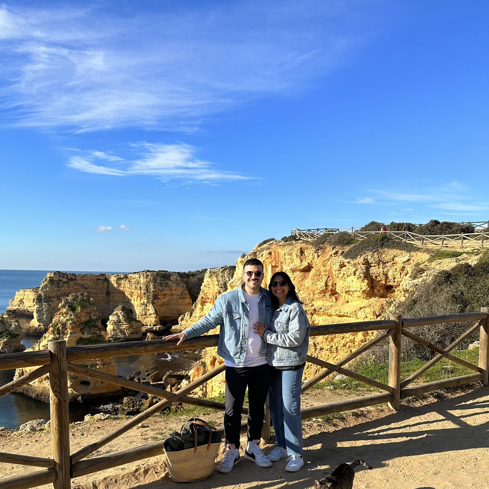 Praia Marinha Algarve, Portugal - January 2023