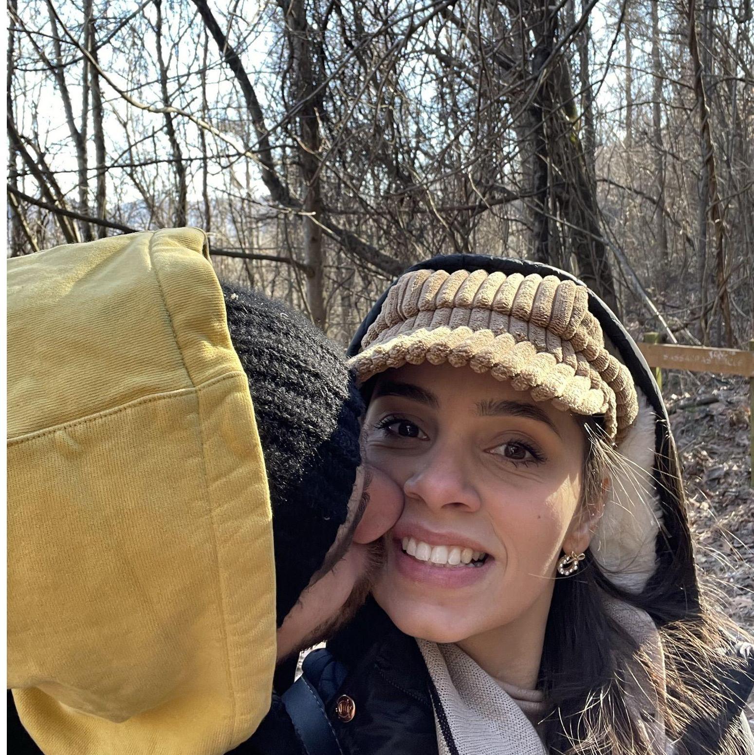 Our first hike together, we found out we both hate the walk but love the view!