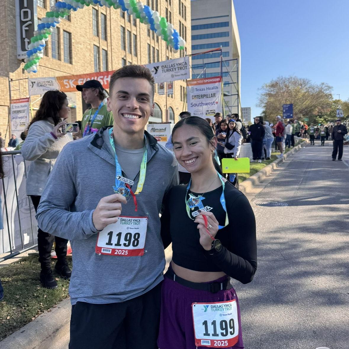 First Thanksgiving 5K together