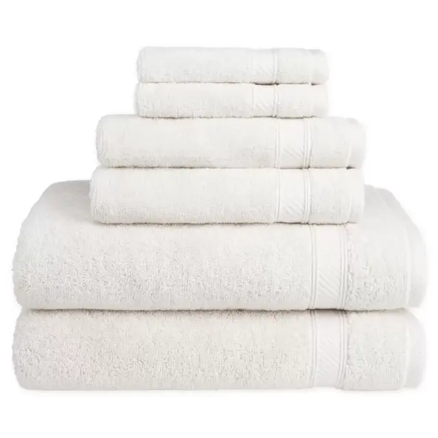 Nestwell™ Hygro Cotton Solid 6-Piece Towel Set in Vanilla