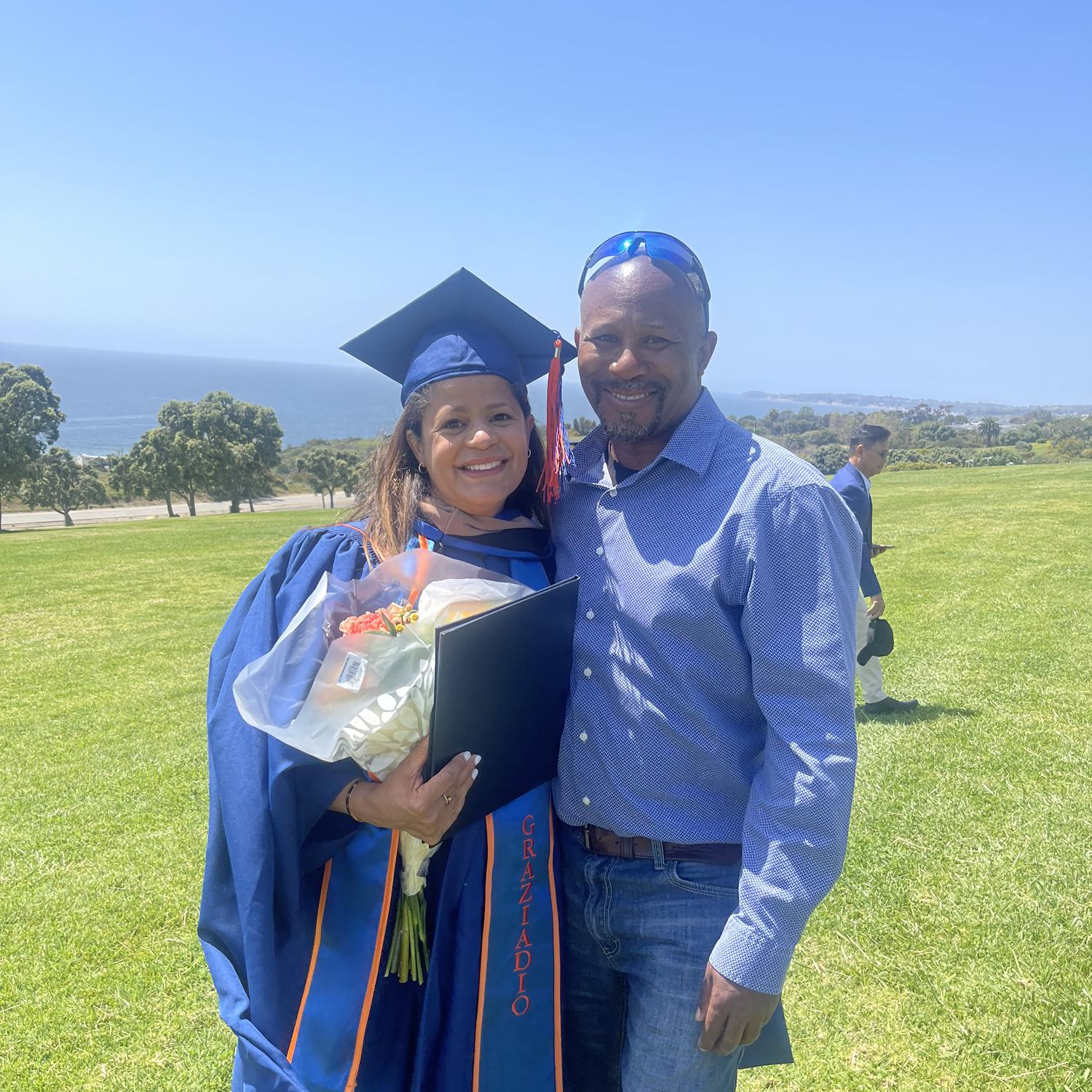 Alina’s graduation (Master's degree ceremony) - Pepperdine University
