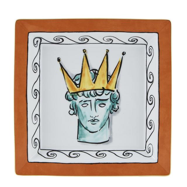 Neptune's Voyage Vide Poche Plate, Orange